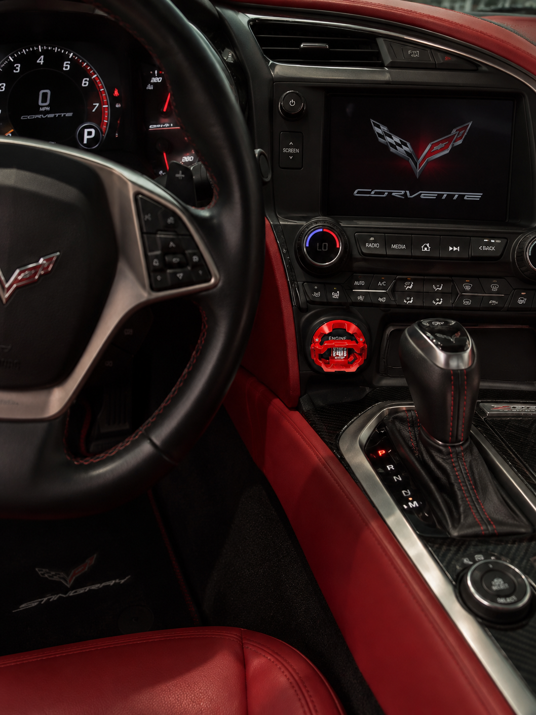 Luxury Engine Start Button Cover